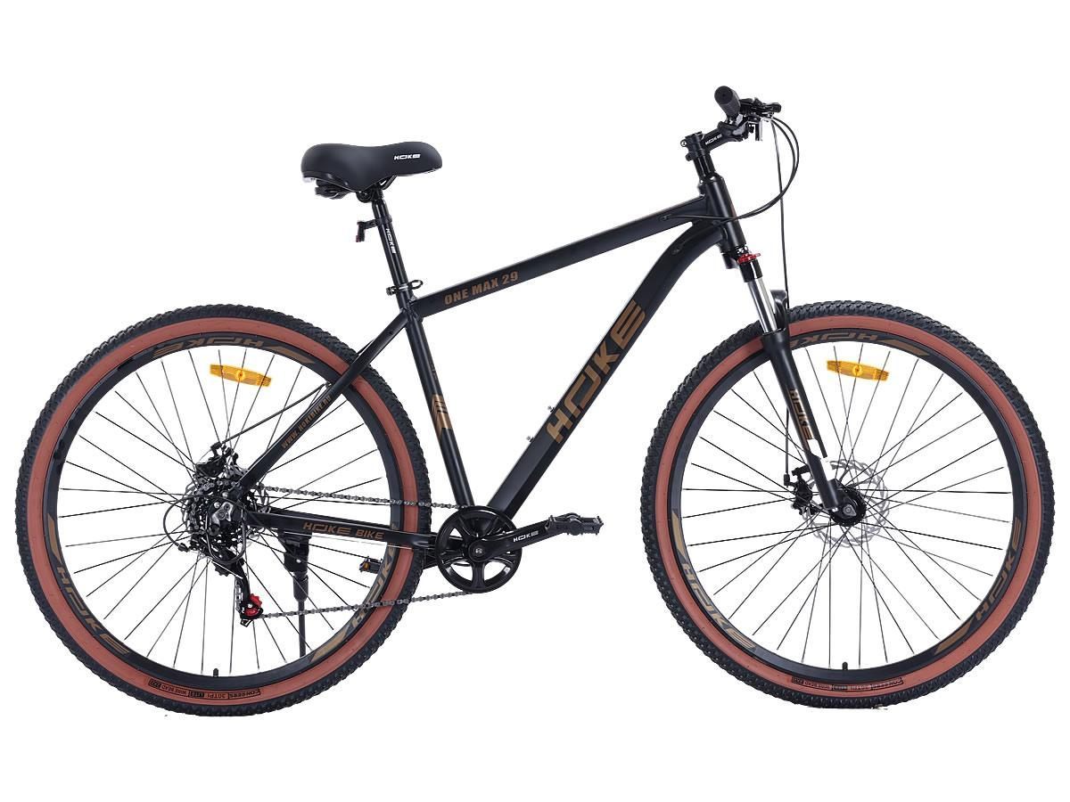 HOKE ONE MAX 29 матовый чёрный-коричневый 19