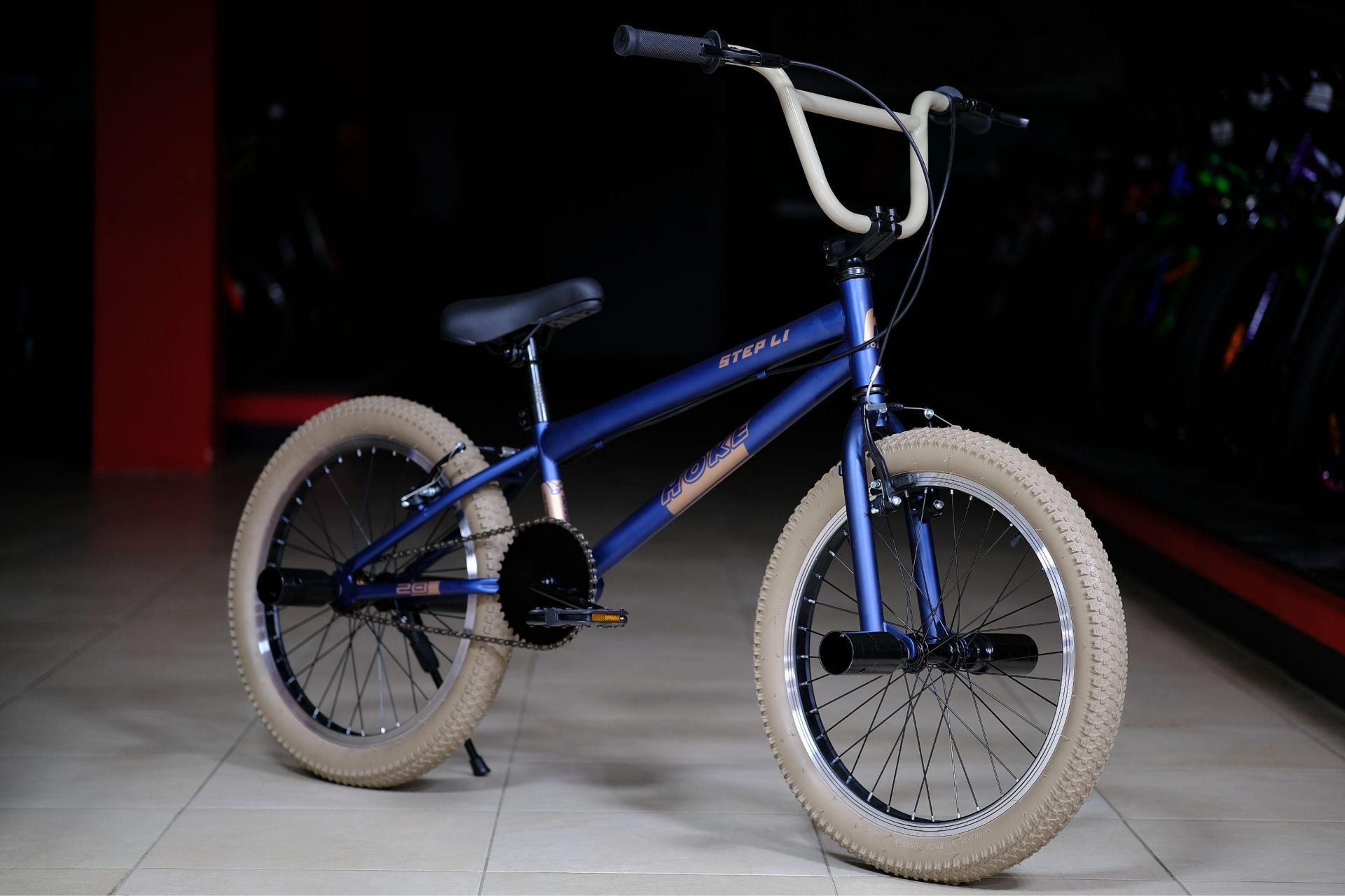 Задний переключатель -
 HOKE BMX Step L1 матовый тёмно-синий